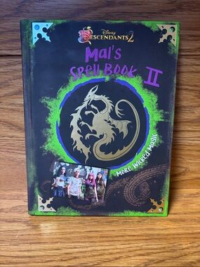 Disney Mal's Spell Book II Cover - Black, Green, Purple, Gold